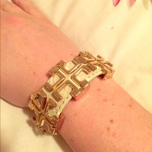 Cream Tory Burch INSPIRED bracelet